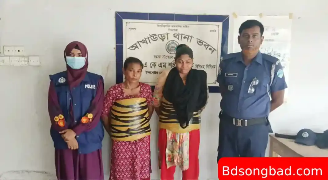 আখাউড়ায় অভিনব কায়দায় গাঁজা বহনকালে (০২) নারী মাদক কারবারী গ্রেফতার