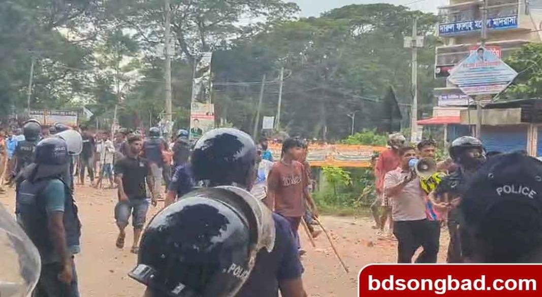ব্রাহ্মণবাড়িয়ার কসবায় সাহাপুর ও আড়াইবাড়ি দুই গ্রামের ভয়াবহ সংঘর্ষ
